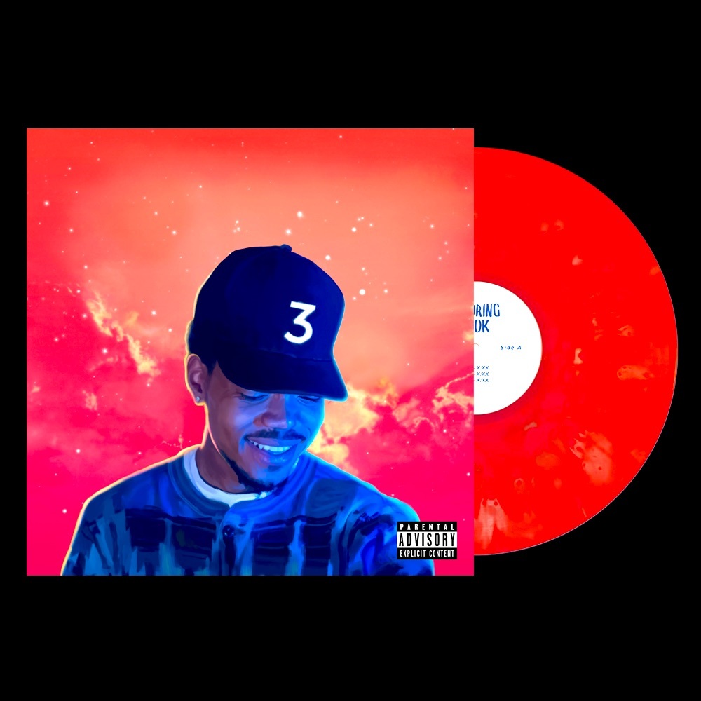 chance the rapper 3 coloring book orange vinyl record NEW SEALED RARE ALBUM NWT